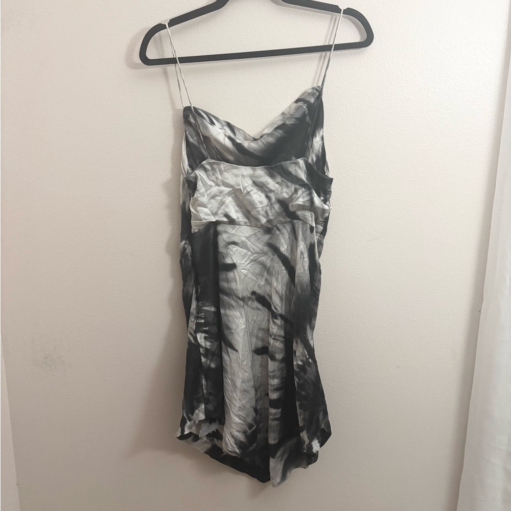Retrofete Black and White Mini Dress - Picture 8 of 8